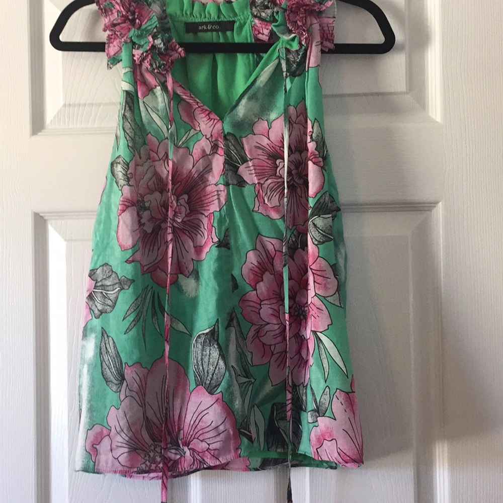 Tropical floral shirt